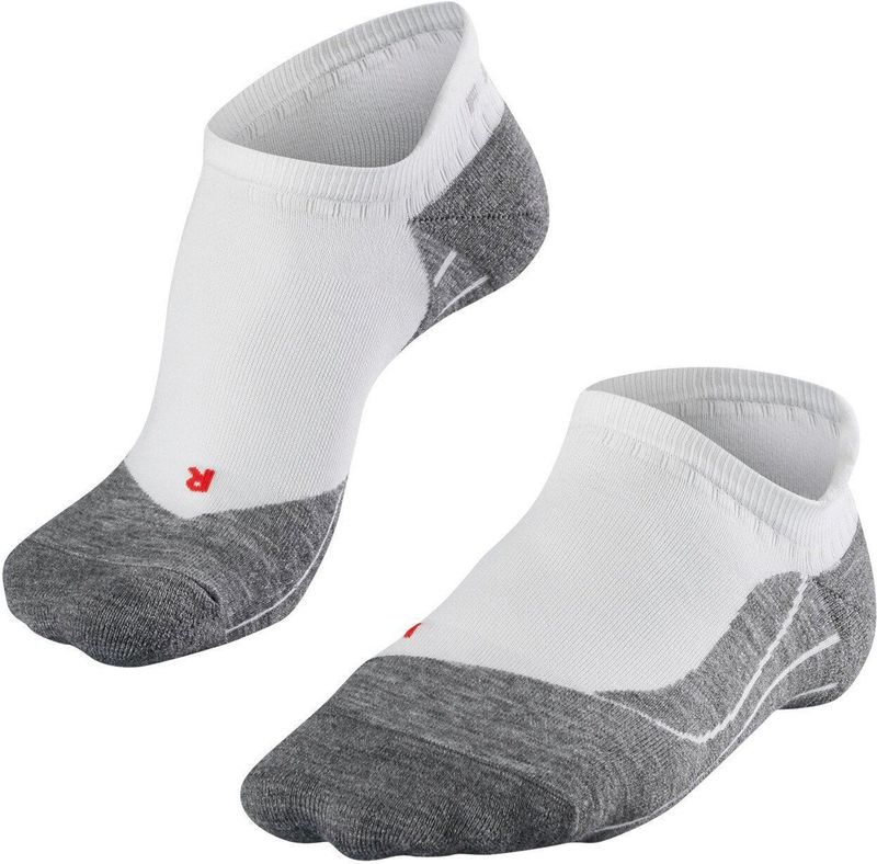 FALKE RU4 Invisible Hardloopsokken anti blaren, gemiddelde padding katoen sportsokken heren wit - Maat 39-41
