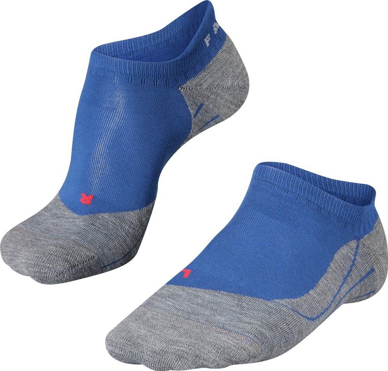 FALKE - RU4 Invisible - Hardloopsokken - Blauw - Gemiddelde Padding - Anti Blaren