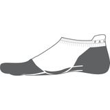 FALKE RU4 Invisible Hardloopsokken anti blaren, gemiddelde padding katoen sportsokken heren wit - Maat 39-41