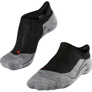 FALKE RU4 Invisible Hardloopsokken anti blaren, gemiddelde padding katoen sportsokken dames zwart - Maat 35-36