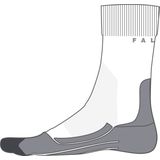 FALKE RU3 - Hardloopsokken - Wit - Anti Blaren - Maximale Padding