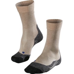 FALKE TK2 Cool Wandelsokken anti blaren, medium padding functioneel garen sportsokken heren beige