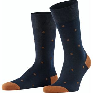 FALKE - Dot - Heren Sokken - Blauw - Katoen - Mid-rise - Ademend