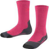 FALKE Wandelsokken TK2 K - Rood Rose - 1 Paar - Functionele Wol