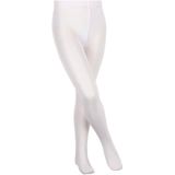 FALKE Romantic Dot dun gedessineerd materiaal 30 DEN panty kinderen wit - maat 110-116