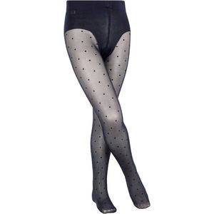 FALKE - Romantic Dot - Kousen - Blauw - Synthetisch - 1 Paar