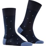 FALKE - Polka Dots Sokken - Katoen - Blauw Zwart - Versterkte Kleurvarianten