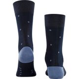 FALKE - Polka Dots Sokken - Katoen - Blauw Zwart - Versterkte Kleurvarianten