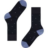 FALKE - Polka Dots Sokken - Katoen - Blauw Zwart - Versterkte Kleurvarianten