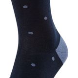 FALKE - Polka Dots Sokken - Katoen - Blauw Zwart - Versterkte Kleurvarianten
