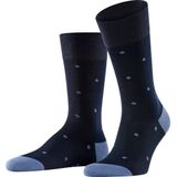 FALKE - Polka Dots Sokken - Katoen - Blauw Zwart - Versterkte Kleurvarianten