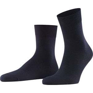 FALKE Airport warme ademende merinowol katoen sokken heren blauw - Maat 41-42