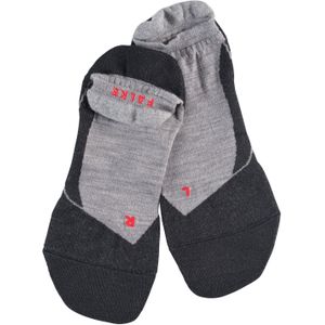 FALKE TK5 Invisible - Wandelsokken - Grijs - Anti Blaren - Lichte Padding Merinowol
