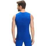 FALKE heren singlet Warm - thermoshirt - blauw (yve) - Maat: S