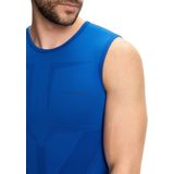 FALKE heren singlet Warm - thermoshirt - blauw (yve) - Maat: S