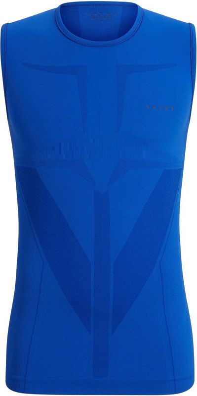 FALKE heren singlet Warm - thermoshirt - blauw (yve) - Maat: S