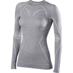 FALKE dames lange mouw shirt Wool-Tech - thermoshirt - grijs (grey-heather)