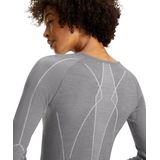 FALKE dames lange mouw shirt Wool-Tech - thermoshirt - grijs (grey-heather)
