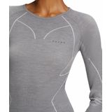 FALKE dames lange mouw shirt Wool-Tech - thermoshirt - grijs (grey-heather)