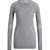 FALKE dames lange mouw shirt Wool-Tech - thermoshirt - grijs (grey-heather)