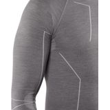FALKE Wool Tech Longsleeved Shirt Heren 33411 - Grijs 3757 grey-heather Heren