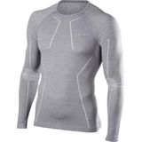 FALKE Wool Tech Longsleeved Shirt Heren 33411 - Grijs 3757 grey-heather Heren