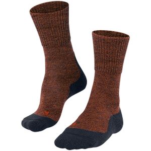 FALKE TK1 Wool Wandelsokken anti blaren, maximale padding merinowol sportsokken heren blauw - Maat 39-41