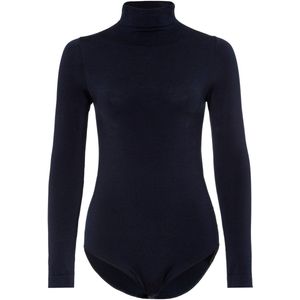 FALKE - Rich Cotton - Katoenen Body - Blauw - Lange Mouwen