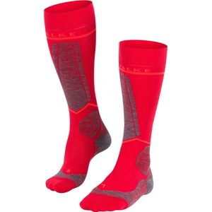 FALKE SK Wool anti blaren, anti zweet merinowol wintersportsokken dames rood - Maat 35-38 W2