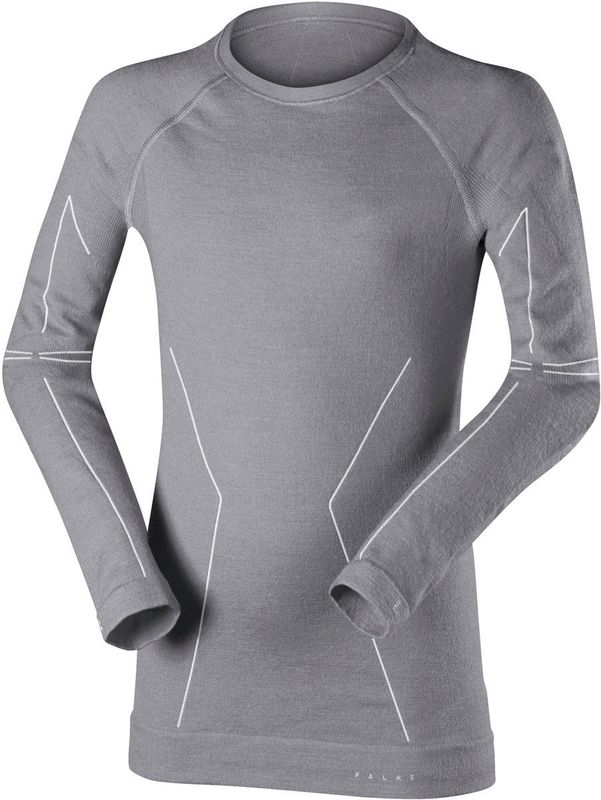 Falke - Thermoshirt - Zwart - Merinowol - Lange Mouwen