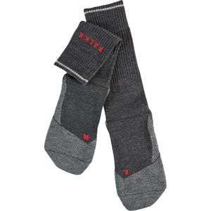 FALKE TK2 Explore Wool Silk dames trekking sokken, antraciet grijs (anthra.melange)