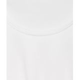 FALKE - Fine Cotton - Katoen Body - Wit - 3/4 Mouw