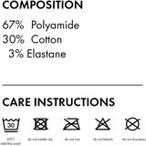 FALKE - Fine Cotton - Katoen Body - Wit - 3/4 Mouw