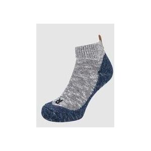 FALKE Lodge Homepad antislip noppen katoen huissokken heren blauw