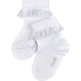 FALKE Romantic Lace duurzaam katoen babysokjes meisjes jongens wit - Maat 62-68