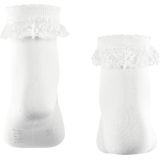 FALKE - Romantic Lace - Kindersokken - Wit - Maat 31-34