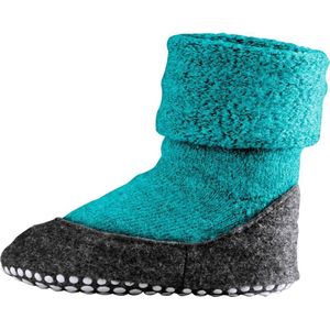 FALKE Cosyshoe Pantoffels - Grijs - Merinowol - Antislipzool