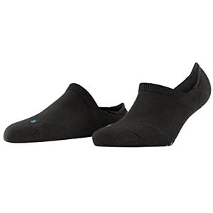 FALKE Cool Kick onzichtbare sokken voor dames, ademend, sneldrogend, wit, zwart, meer kleuren, sportvoetbescherming, hoge hals, met lussen, 1 paar, Zwart (Zwart 3000)