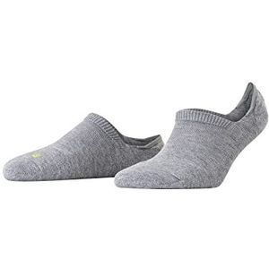 FALKE Cool Kick onzichtbar eenkleurig functioneel materiaal footies dames grijs - maat 37-38