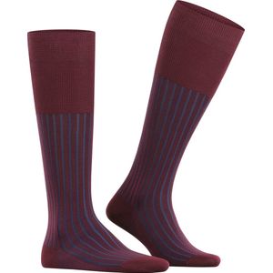 FALKE Shadow heren kniekousen, bordeaux rood (blackberry)
