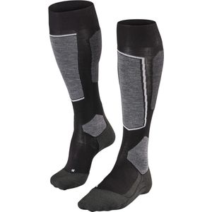 FALKE SK6 Pro heren skiing kniekousen - zwart (black-mix) - Maat: 44-45