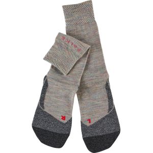 FALKE TK2 Melange Wandelsokken anti blaren, medium padding merinowol sportsokken dames groen - Maat 39-40