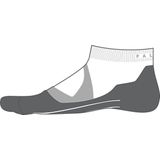 FALKE - RU4 Cool - Korte Hardloopsokken - Wit - Katoenmix