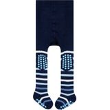 FALKE Multi Stripe knuffelzacht pluche Katoen maillot baby blauw - Maat 62-68