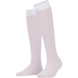 FALKE - Dot - Kniekousen - Wit - Transparant 15 DEN