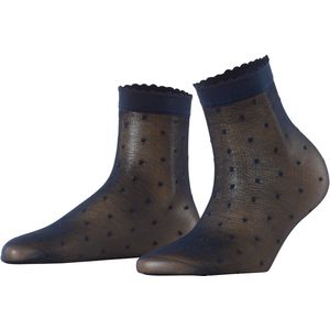 FALKE Dot 15 DEN dames sokjes - marine blauw (marine) - Maat: 35 - 38