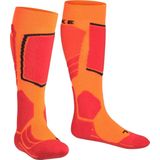 FALKE SK2 Skisokken anti blaren, medium padding merinowol sportsokken kinderen oranje