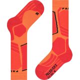 FALKE SK2 Skisokken anti blaren, medium padding merinowol sportsokken kinderen oranje