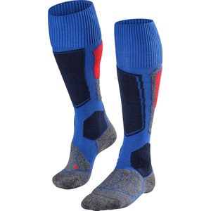 FALKE SK1 anti blaren, anti zweet merinowol zijde wintersportsokken heren blauw - Maat 46-48