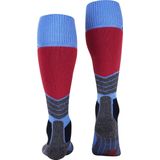 FALKE SK1 Thermosokken - Zwart Blauw - Wol Zijde - Kniehoog